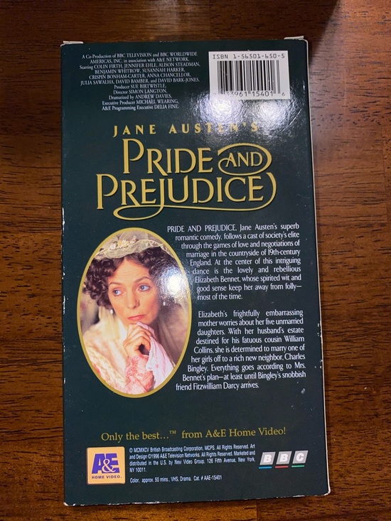 Pride and Prejudice VHS Box Set - Picture 6 of 6